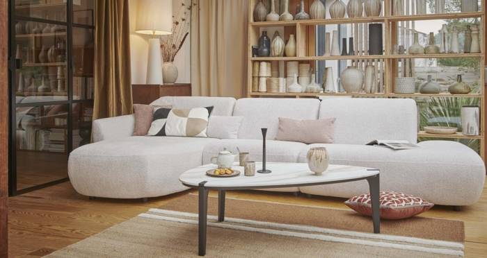 Meubles aux volumes généreux : notre canapé Oasis