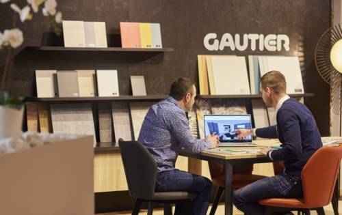 Intérieur du magasin de meubles Gautier Reims à Thillois - mobilier design et durable