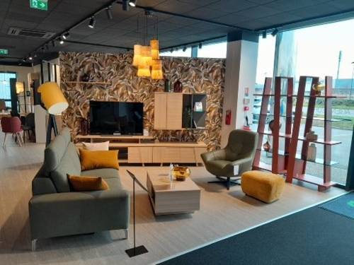Intérieur du magasin meubles Gautier Portet-sur-Garonne – mobilier made in France et durable