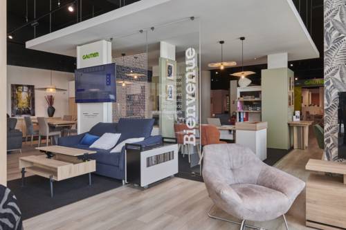 Intérieur du magasin de meubles Gautier Mulhouse à Wittenheim - mobilier design et durable