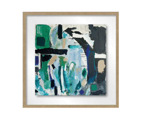 Abstract Showcase Painting Aude De Voc