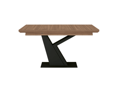 Modern extending table with black foot Setis