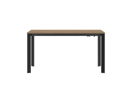 Rectangular Extenso extending table, anthracite legs, Setis collection