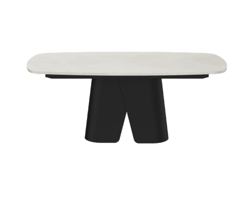 Table de repas extensible pied noir Convive