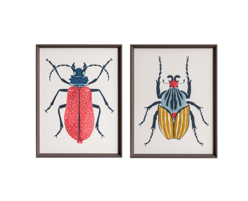 Lot 2 Linen Scarab Paintings
