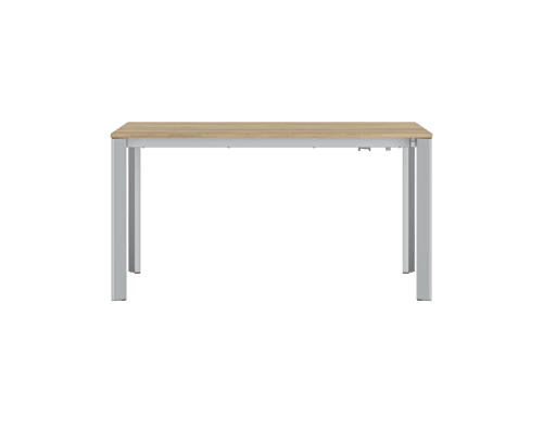 Extenso small table with aluminium legs