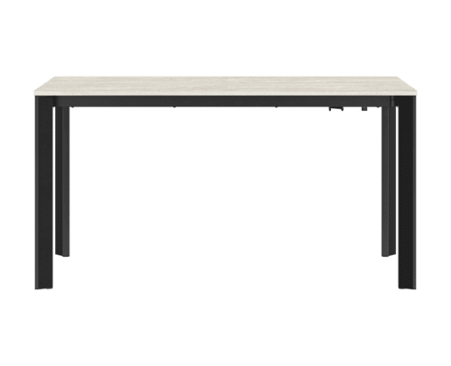 Rectangular Extenso extending table, anthracite legs, Setis collection