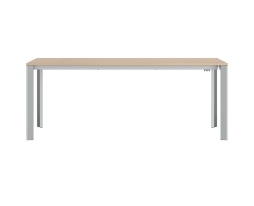 Extenso large table with aluminium legs