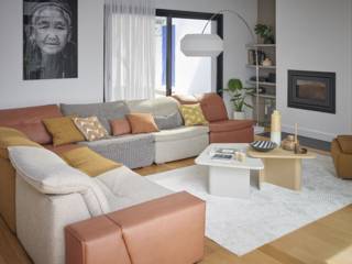 Un salon confortable et coloré | meubles gautier