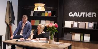 Intérieur du magasin meubles Gautier Cholet – mobilier écoresponsable et design