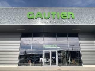 Façade du magasin de meubles Gautier Mulhouse à Wittenheim - mobilier et décoration