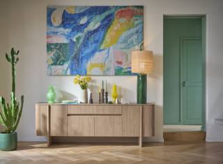 Console design aérienne pour aménager une entrée