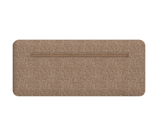 Tête de lit textile Mohana L. 200 cm