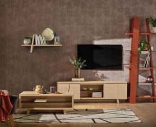 Table basse moderne finition bois Arco