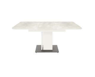 Table carrée à rallonge design Cara