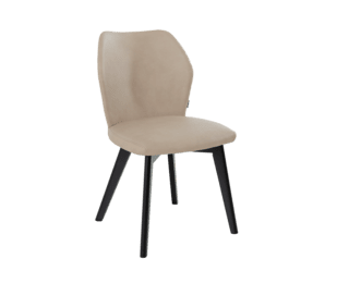 Edito charcoal wood chair
