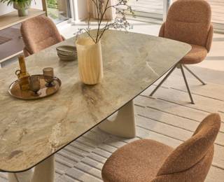 Table à manger extensible OREA, collection SETIS