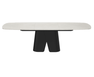 Table de repas extensible pied noir Convive