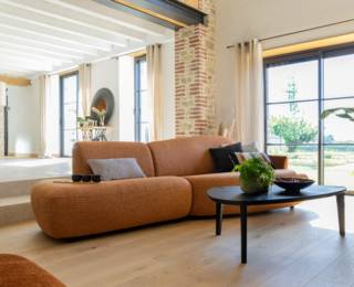 Canapé droit 3 places cocooning modulable Oasis