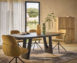 Table à manger extensible OREA, collection SETIS