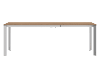 Table extensible S pieds aluminium Extenso