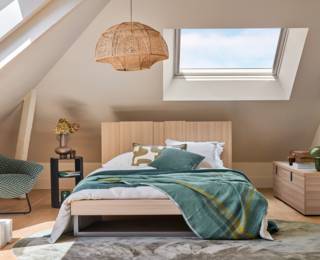 Graphic 90 x 190 cm bed