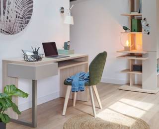 Graphic desk with 1 drawer