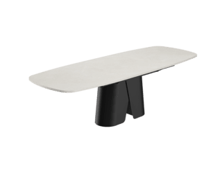 Table de repas extensible pied noir Convive