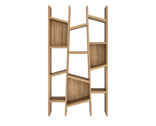 Bibliothèque étagère design Alvea L