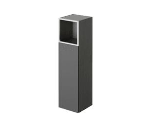 Adulis wall storage unit with 1 door and 1 compartment