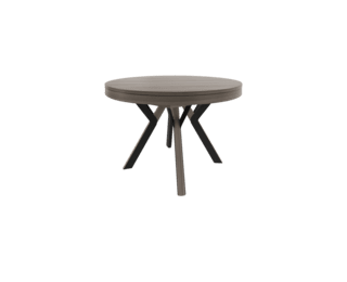 Rondo round table with Setis black legs