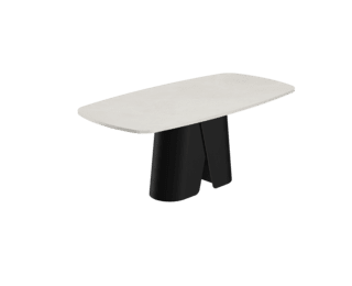 Table de repas extensible pied noir Convive