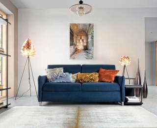 Luna sofa bed 180 armrests 10 cm