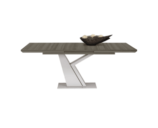 Modern extending table with gray foot Setis