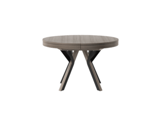 Rondo round table with Setis black legs