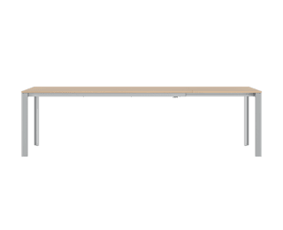 Extenso large table with aluminium legs