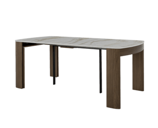 Console extensible Crescendo collection Setis avec allonges intégrées