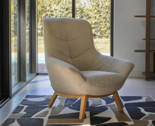 Fauteuil confort pied fixe Clyde