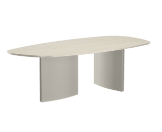 Table Silhouette pieds grège