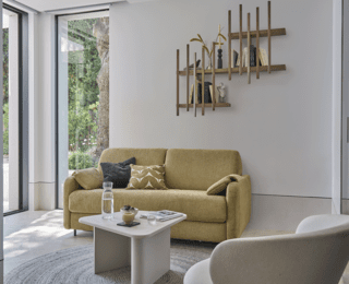 Canapé convertible 180 accoudoirs 10 cm Initial