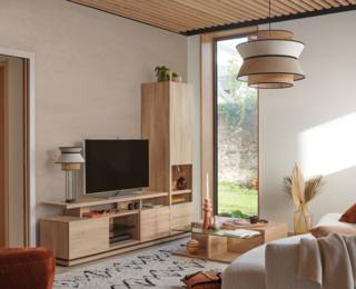 Natura TV unit with 2 doors and 1 compartment