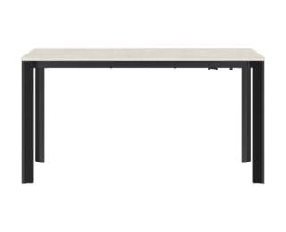 Rectangular Extenso extending table, anthracite legs, Setis collection