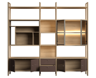 Bibliothèque haute PANORAMA - composition 2