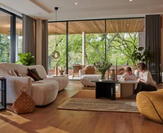 Canapé droit 4 places cocooning modulable Oasis