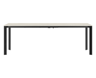 Rectangular Extenso extending table, anthracite legs, Setis collection