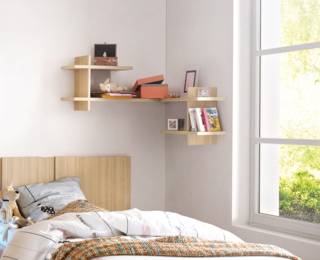Graphic wall shelf
