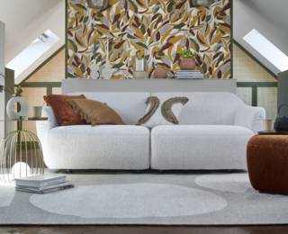 Canapé droit 2 places cocooning modulable Oasis