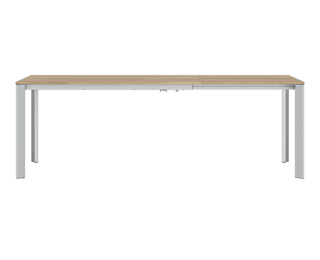 Extenso small table with aluminium legs