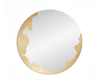 Miroir pivotant Ornato doré diam.50