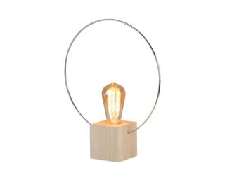 Aura large wooden lamp